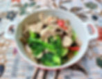 Pork with young brocoli