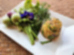 Green mango and smocked fish salad