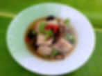 Pork ribs soup with mushrooms, goji berries and jujubes