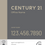 Thumbnail: Century 21 24X36" Sign Panel- Vertical Dark Background with Photo