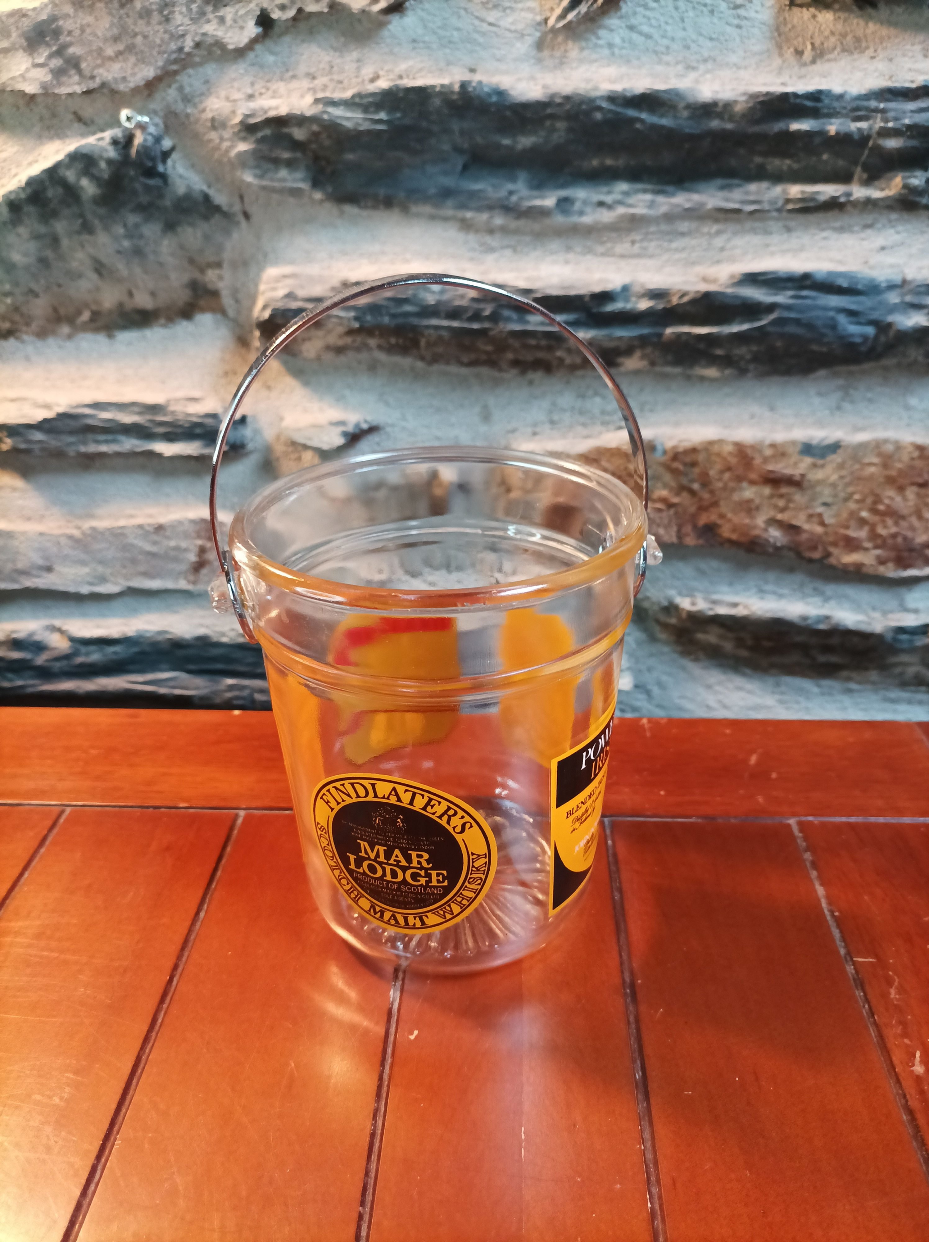 Seau à Glaçe Whisky Glenfoyle, Clyde spray, Power's irish, Mar Lodge, Ancient scot...