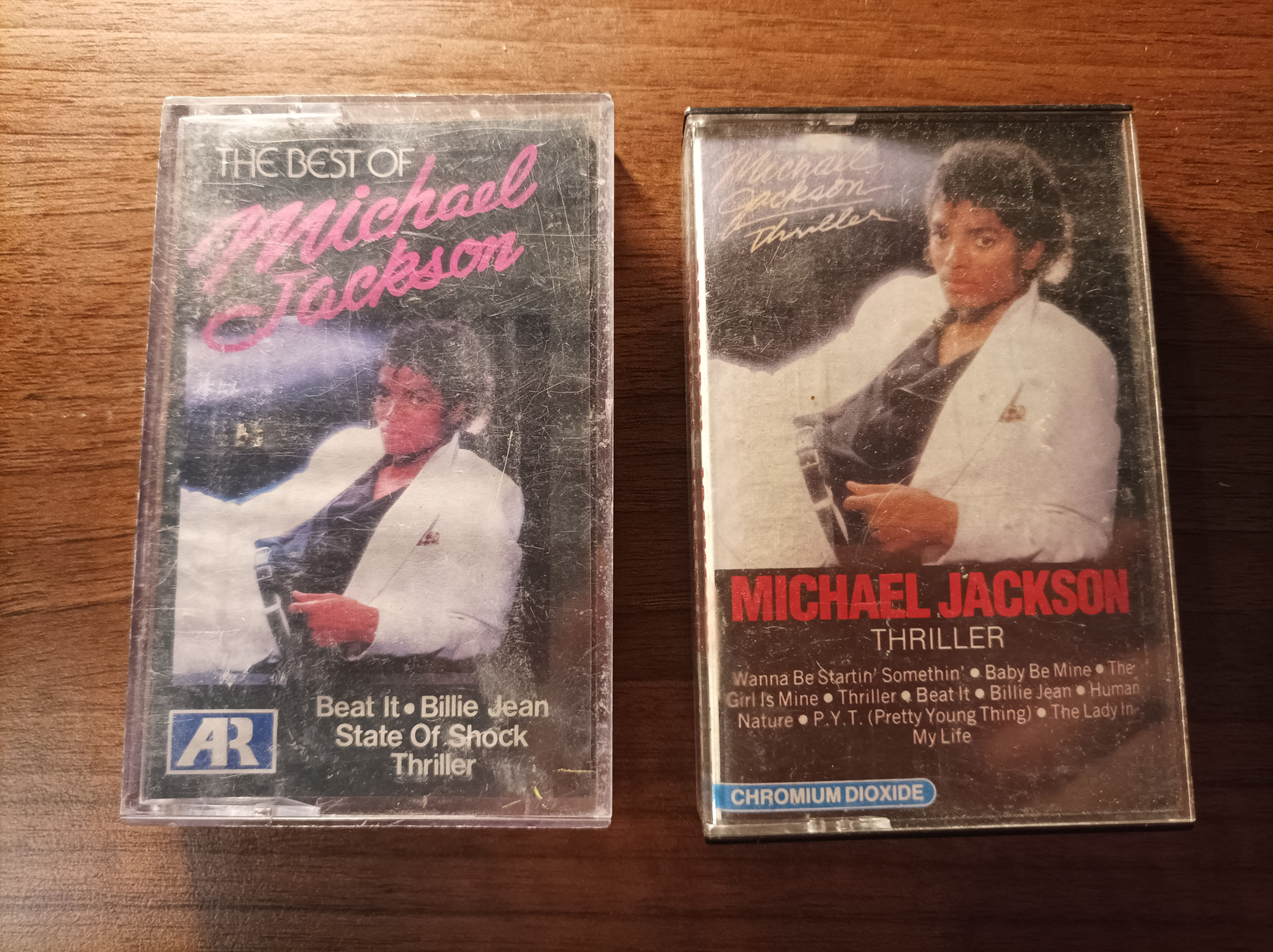 K7 Michael Jackson 2 boitiers vides