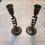 Miniature : Paires de bougeoirs en spirale Chandeliers vintage