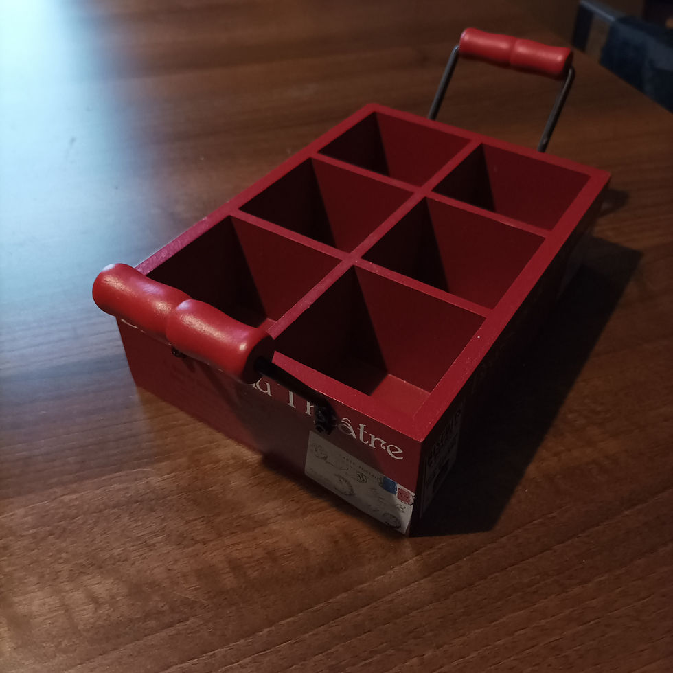 Miniature : Plateau casier pour 6 verres Brasserie du théatre