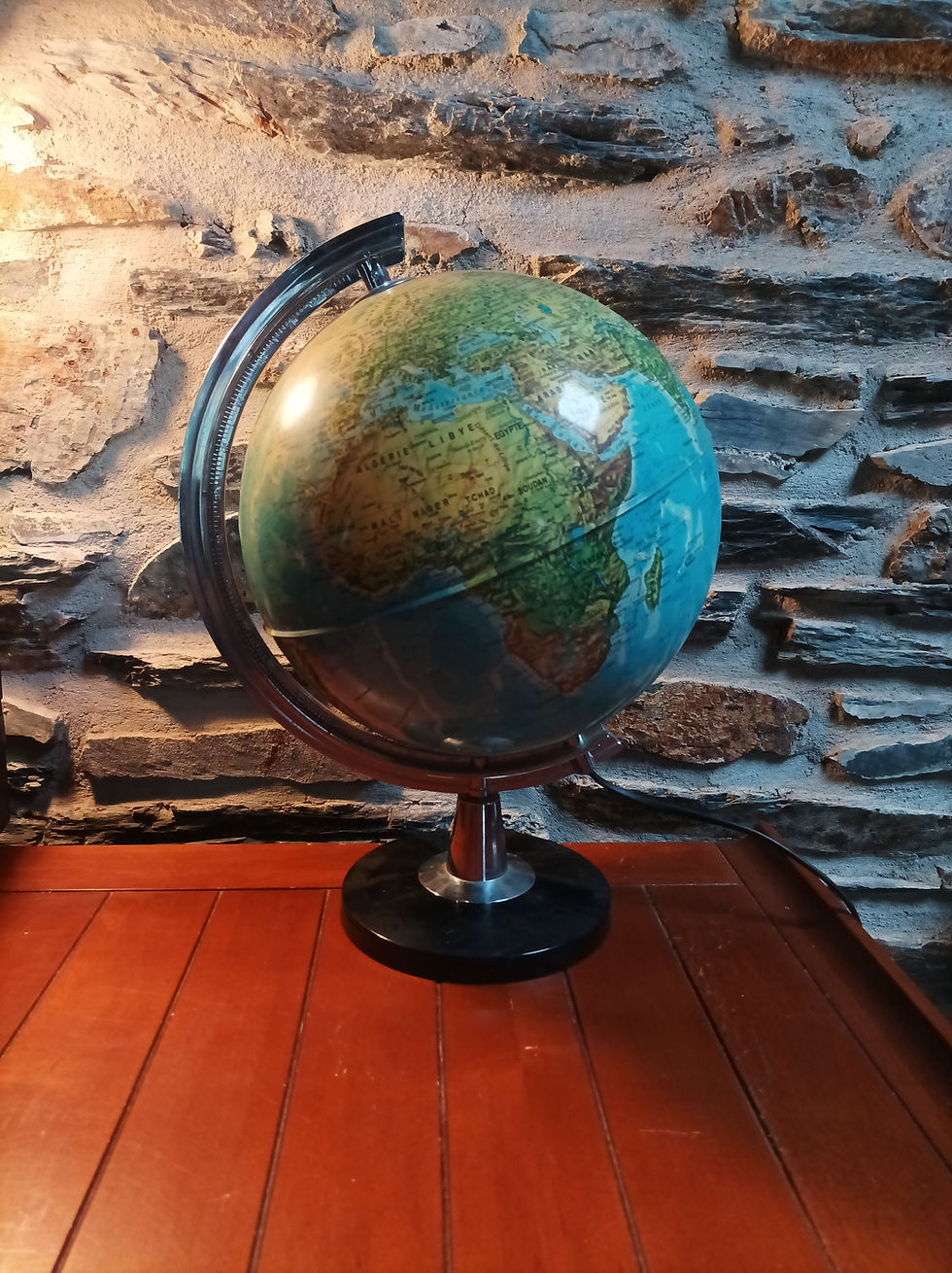 Lampe Globe Vintage Année 70