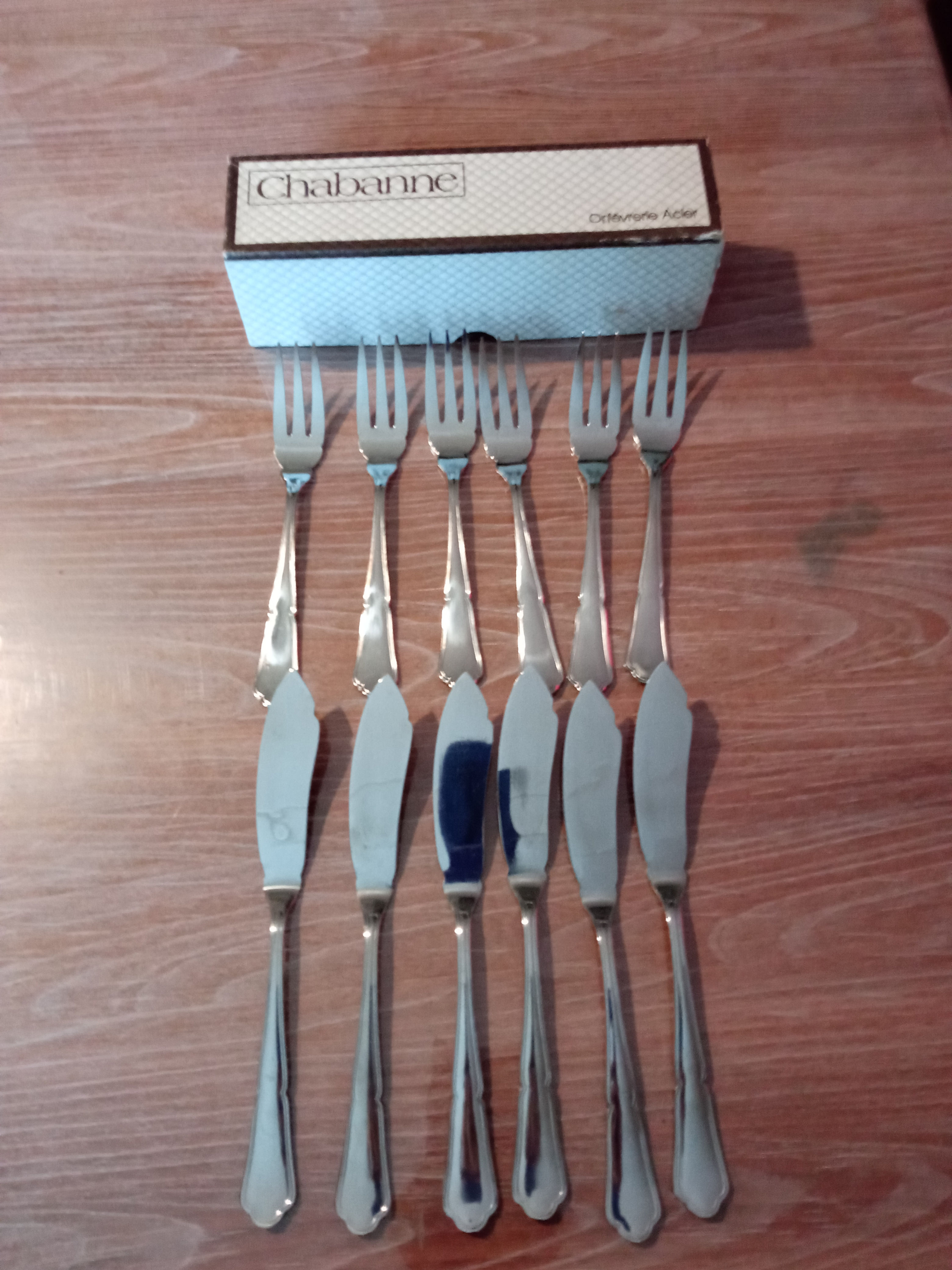 Coffret 6 couverts  Palace Chabanne Orfevrerie