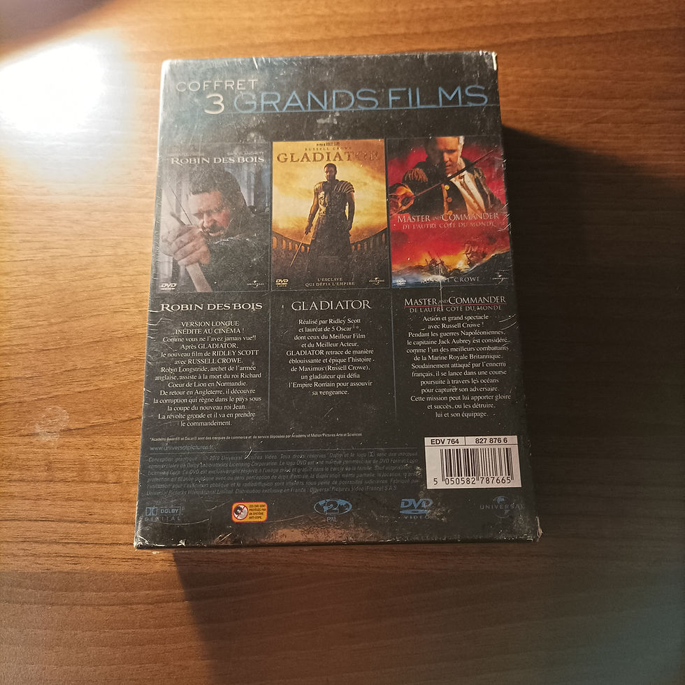 Miniature : Dvd Coffret 3 grands films Russell Crowe
