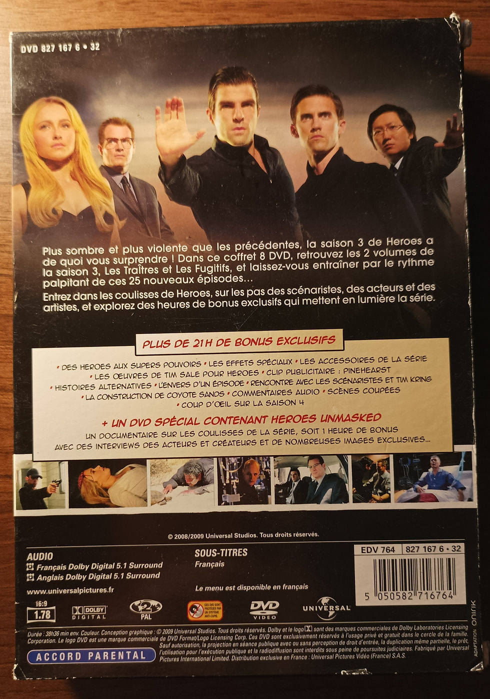 Dvd Coffret Heroes Saison 3