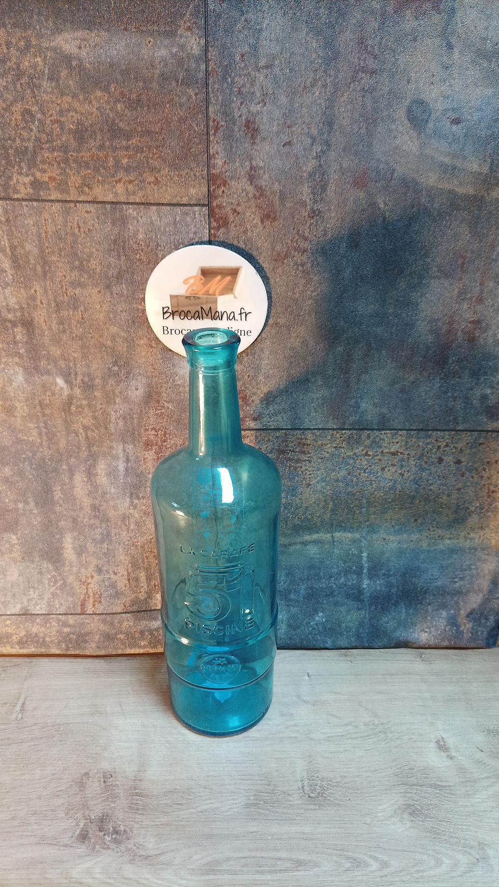 Miniature : Carafe Pastis 51 La Piscine Pernod 1805  Dimensions : Hauteur 31 cm/1 litre  Matière : verre Etat : bon état