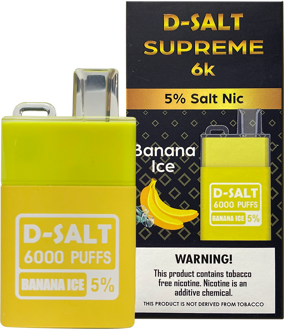D-Salt 6000 Puffs – High-Capacity Disposable Salt Nic Vape - 3 PACK