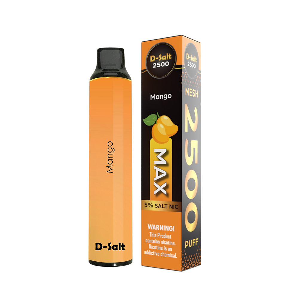 Миниатюра: D-Salt 2500 Puffs – Long-Lasting Disposable Salt Nic Vape - 3PACK