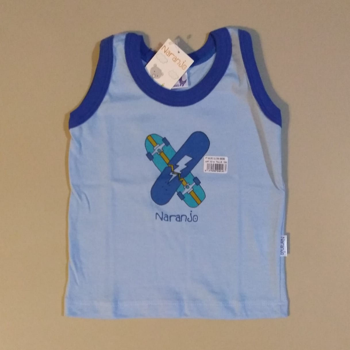 Musculosa Naranjo 12-24 meses