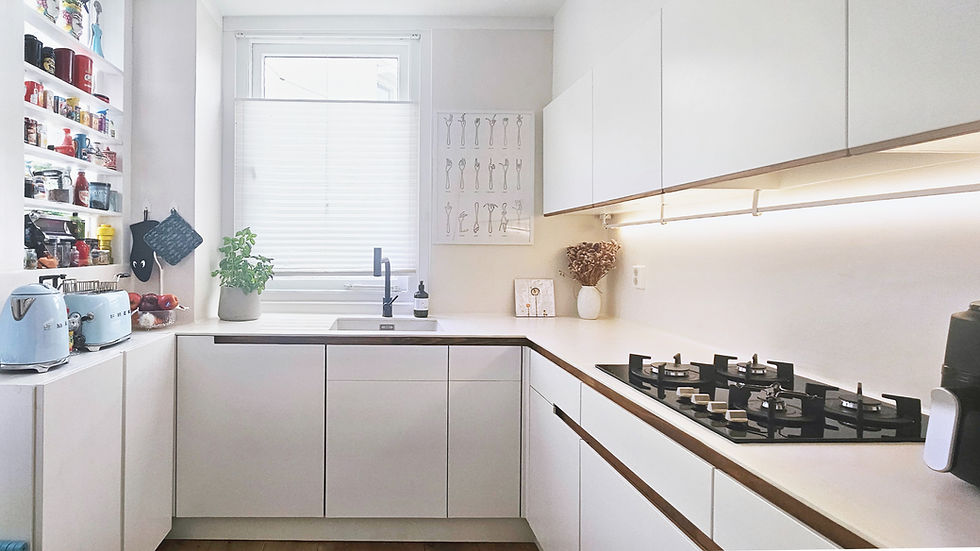 Upcycled Circular kitchen - Custom-made Furniture Design.