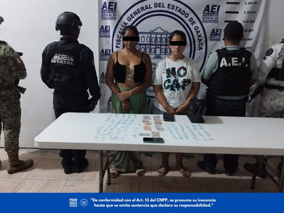 Fiscalía de Oaxaca detiene en flagrancia a dos personas por probable delito contra la salud en la región de la Costa