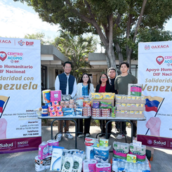 UABJO ENTREGA VÍVERES AL DIF ESTATAL PARA APOYAR A FAMILIAS AFECTADAS POR LOS SISMOS EN VENEZUELA