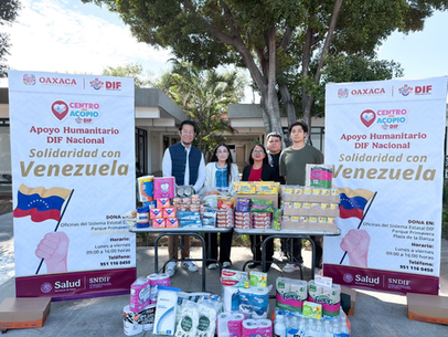 UABJO ENTREGA VÍVERES AL DIF ESTATAL PARA APOYAR A FAMILIAS AFECTADAS POR LOS SISMOS EN VENEZUELA