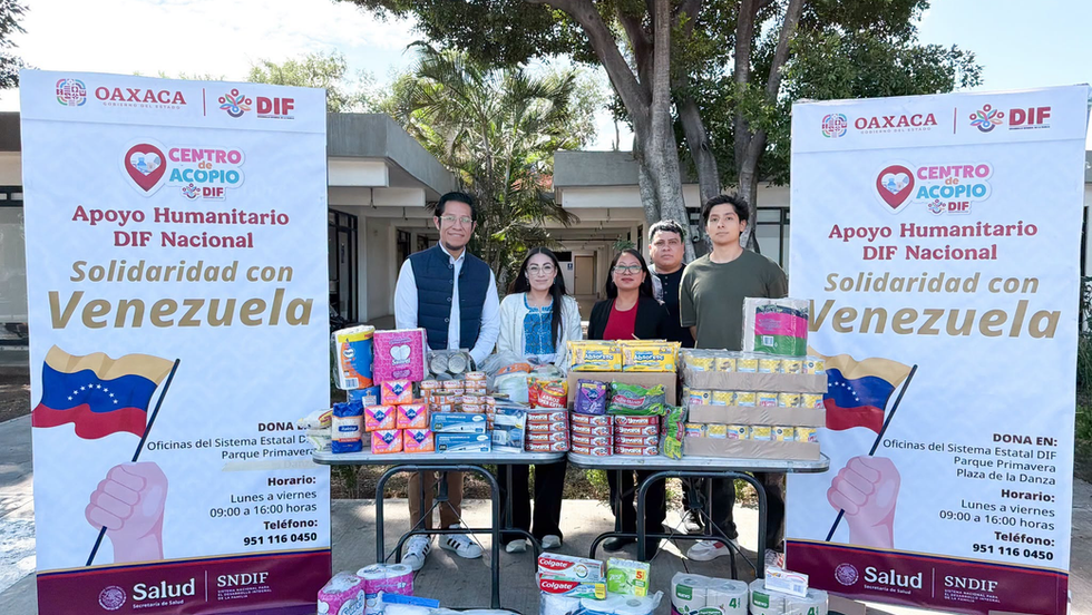 UABJO ENTREGA VÍVERES AL DIF ESTATAL PARA APOYAR A FAMILIAS AFECTADAS POR LOS SISMOS EN VENEZUELA