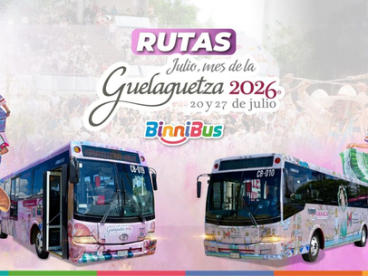 BinniBus acercará a las personas a la Guelaguetza 2026
