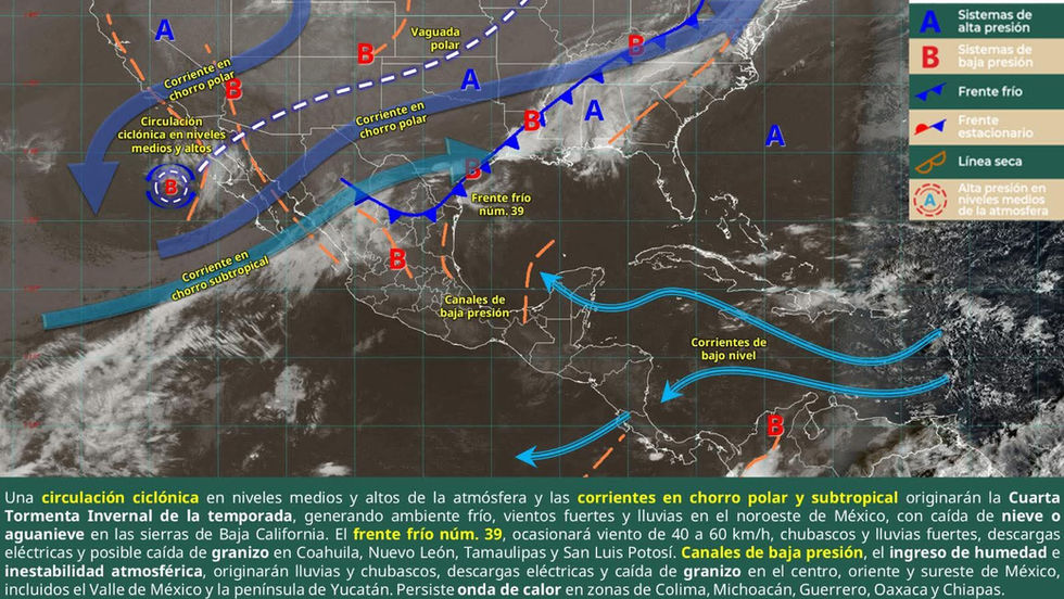 Pronóstico del tiempo para Oaxaca hoy domingo 8 de Marzo de 2026