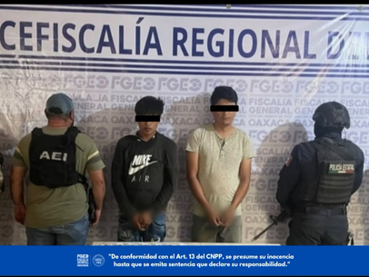 Fiscalía de Oaxaca obtiene vinculación a proceso contra dos hombres por extorsión y cobro de piso a comerciante en Juchitán