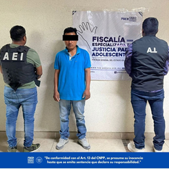 Fiscalía de Oaxaca ejecuta orden de aprehensión por violación en agravio de una adolescente en la región de los Valles Centrales; víctima resultó embarazada