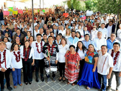 Avanza transformación de Mixteca de Oaxaca con 106 obras de construcción y rehabilitación de caminos realizadas por Salomón Jara