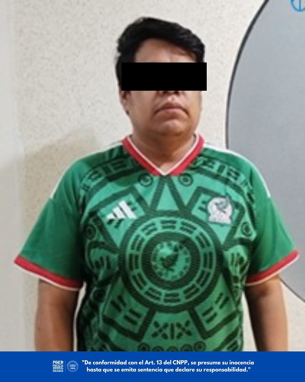 Obtiene Fiscalía de Oaxaca vinculación a proceso contra imputado por violación agravada cometida en agravio de una adolescente.
