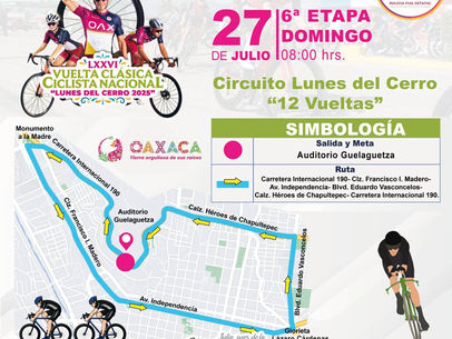 Implementará Policía Vial Estatal dispositivo por Vuelta Ciclista “Lunes del Cerro 2025”