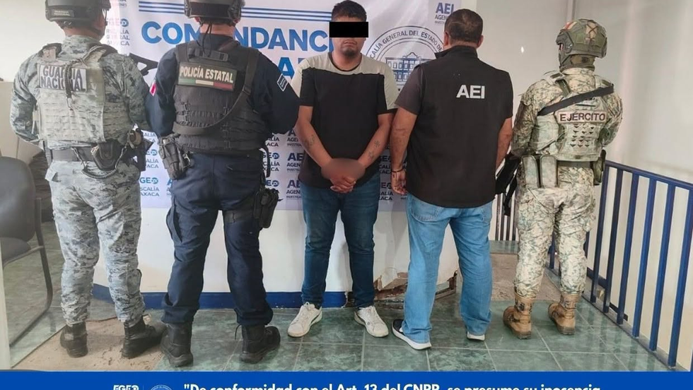 FGEO aprehende a probable responsable de agredir con arma blanca a su familia en Ejutla de Crespo