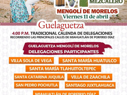Invita Miahuatlán de Porfirio Díaz a la celebración del Día de la Maestra y el Maestro Mezcalero