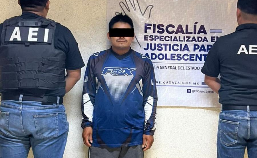 Fiscalía de Oaxaca ejecuta orden de aprehensión por violación equiparada cometida contra una adolescente en Santa María Atzompa