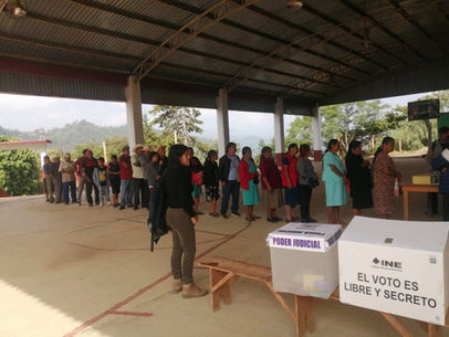 Jornada electoral del Poder Judicial transcurre de manera pacífica en Oaxaca