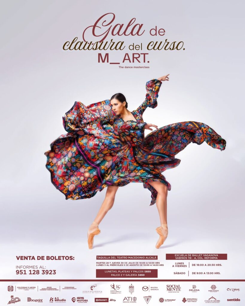 Asiste a la Gala de Clausura del curso M_ART. The Dance Masterclass 2026, en el Teatro Macedonio Alcalá