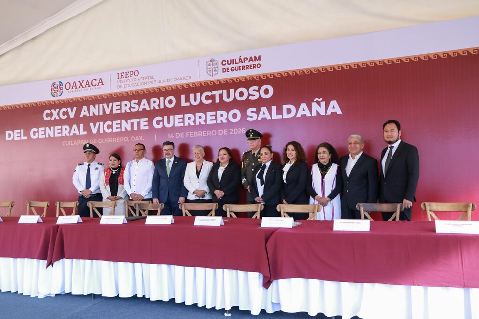 Poder Legislativo participa en ceremonia cívica por el CLXCV aniversario luctuoso de Vicente Guerrero