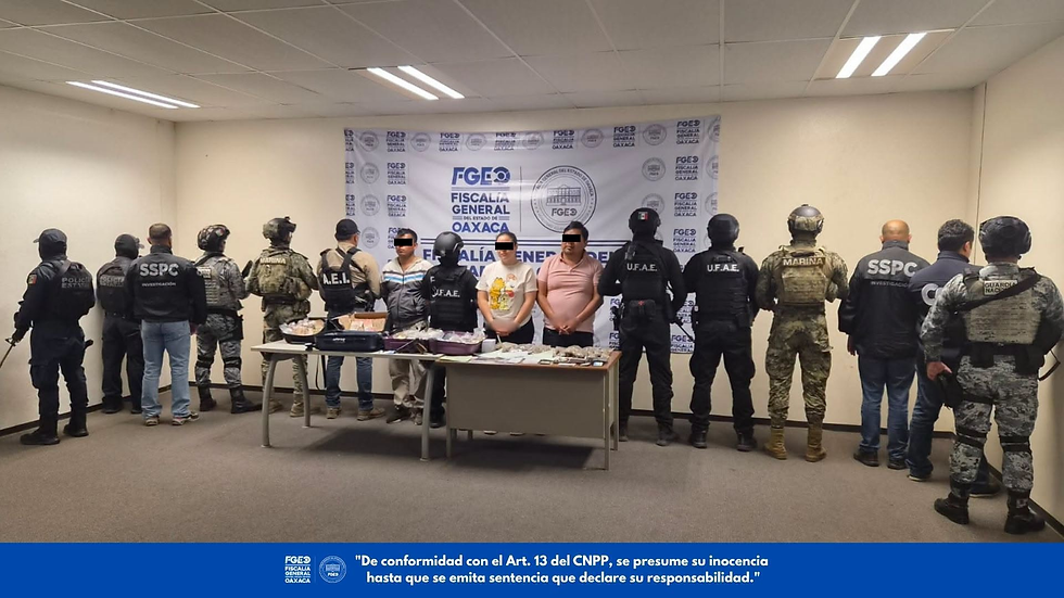Obtiene Fiscalía de Oaxaca vinculación a proceso contra tres personas detenidas en segunda etapa de acciones contra la ASAEO