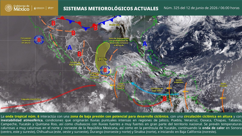 Se mantendrán condiciones para lluvias y tormentas vespertinas en territorio oaxaqueño