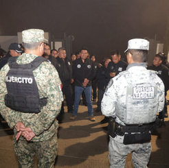 Fiscalía de Oaxaca, Defensamx, Guardia Nacional y Policía Estatal realizan cateos durante operativo de búsqueda y localización de Roxana López Martínez en la Mixteca
