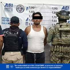 Fiscalía de Oaxaca aprehende a hombre por su probable responsabilidad en violencia familiar contra su madre