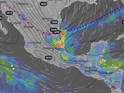 Frente frío número 25 ocasionará condiciones meteorológicas adversas en Oaxaca: Protección Civil