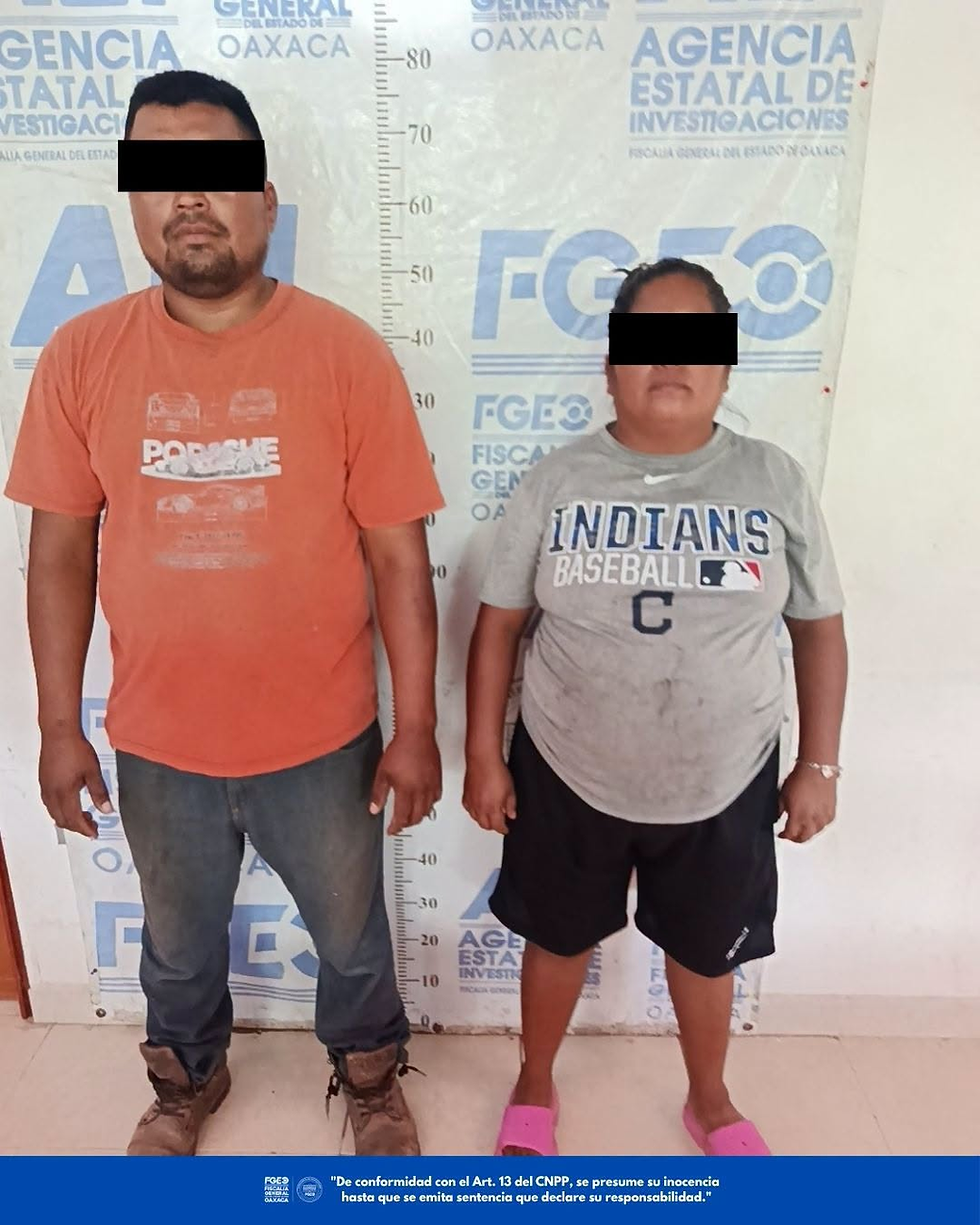 FGEO aprehende a dos personas señaladas como probables responsables de violencia sexual contra una menor de edad en el Istmo