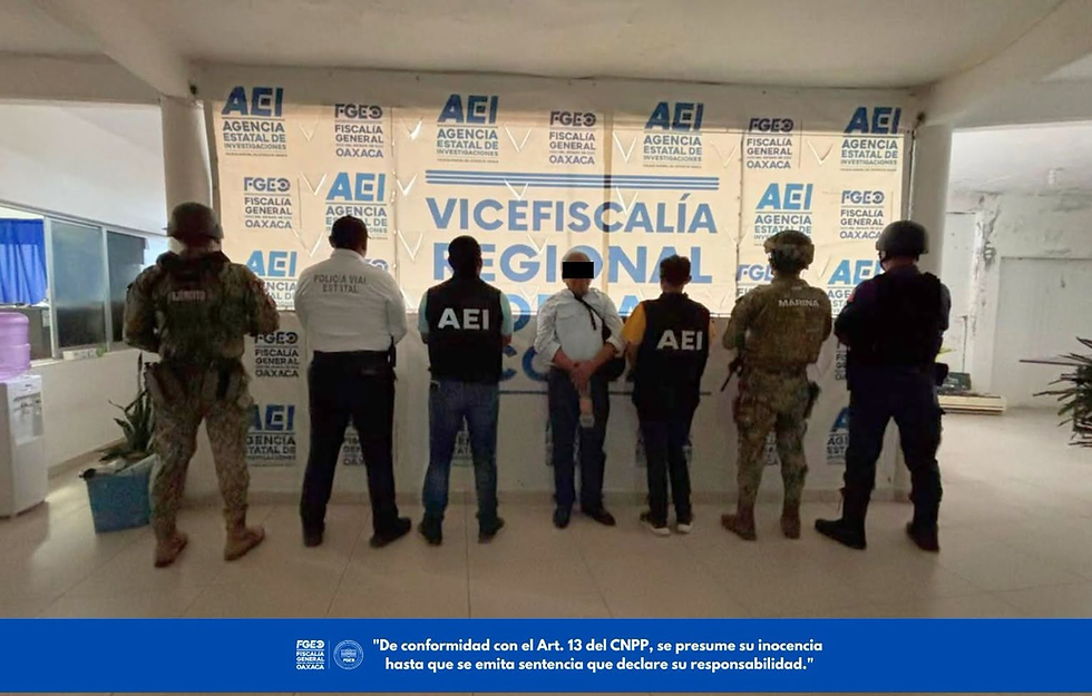 FGEO ejecuta dos órdenes de aprehensión contra probables responsables de tentativa de homicidio, lesiones y amenazas cometidas en la Costa y Mixteca