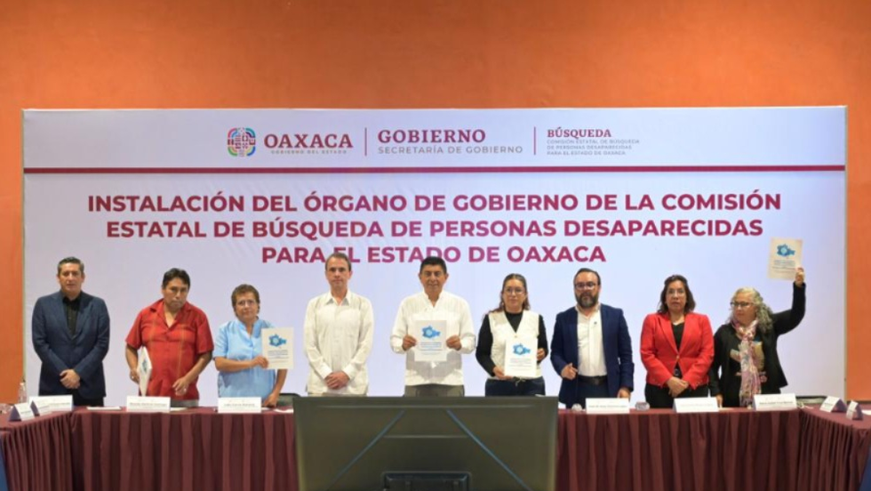 Oaxaca, primer estado del Sur-Sureste en contar con Plan Estatal de Búsqueda de Personas