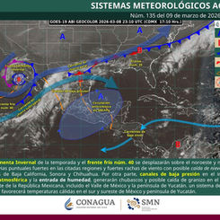 Pronóstico del tiempo para Oaxaca hoy lunes 9 de marzo de 2026