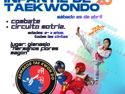 Festival Infantil de Taekwondo 2026 impulsa el deporte entre la niñez oaxaqueña