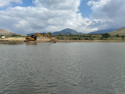 Rehabilita SIC presa Santa Martha de Santa Lucía Ocotlán a favor de 4 mil habitantes