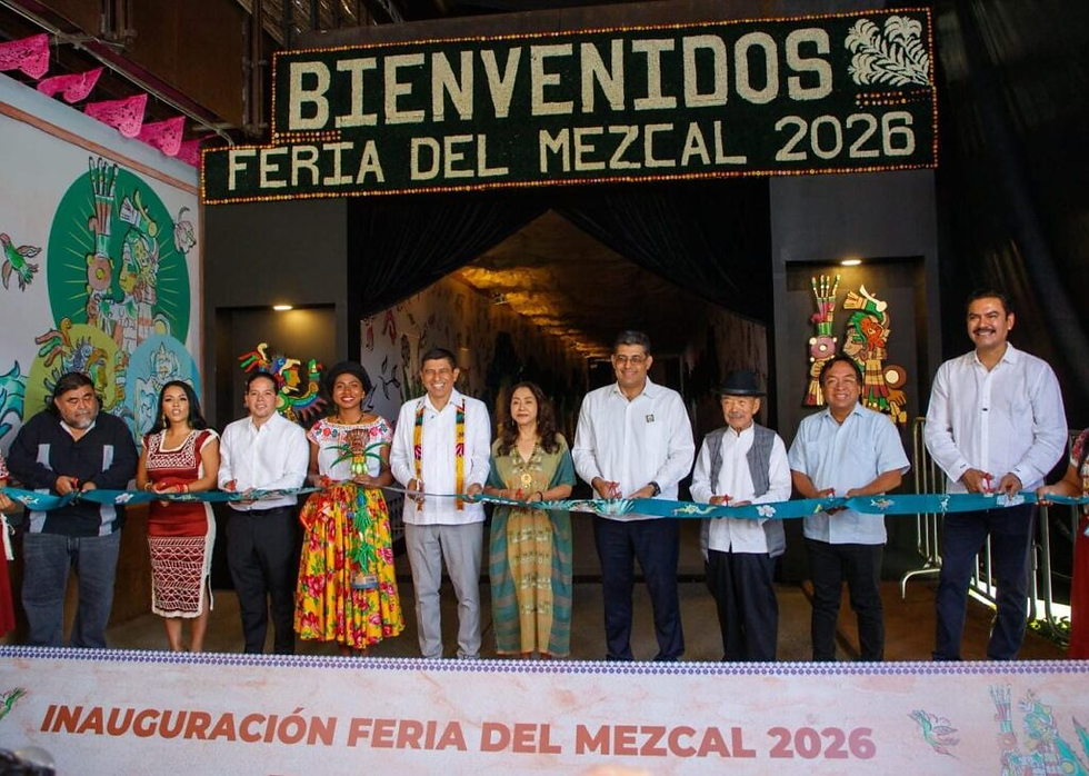 Inaugura Salomón Jara la Feria del Mezcal y de Artesanías 2026 en Oaxaca