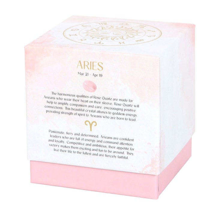 Thumbnail: Aries Cedarwood Gemstone Zodiac Candle