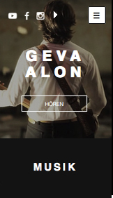 Musik website templates – Folk Singer / Songwriter