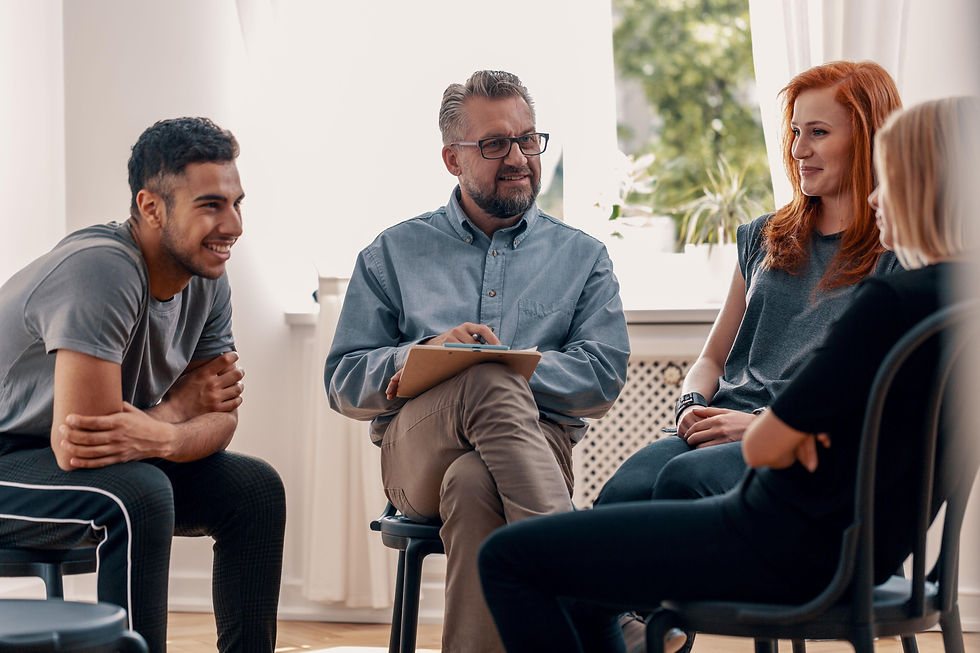Adults participating in a Partial Hospitalization Program treatment session