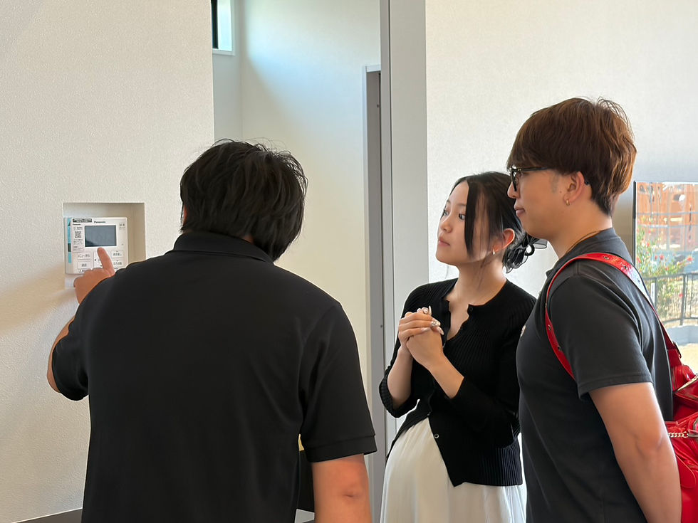 工務より住宅設備のご説明！